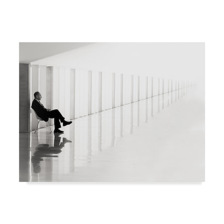 Tomer Eliash 'Waiting Hallway' Canvas Art,14x19